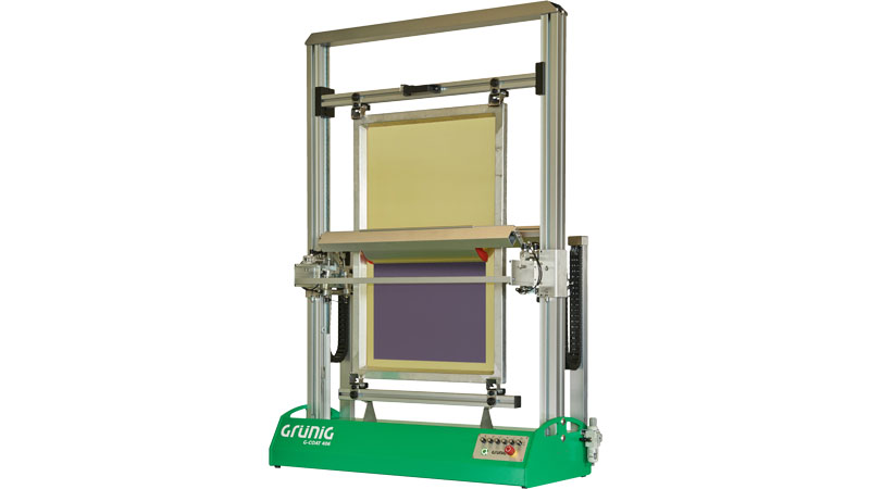 G-Coat 406, schablontillverkning, beskiktning, Grünig