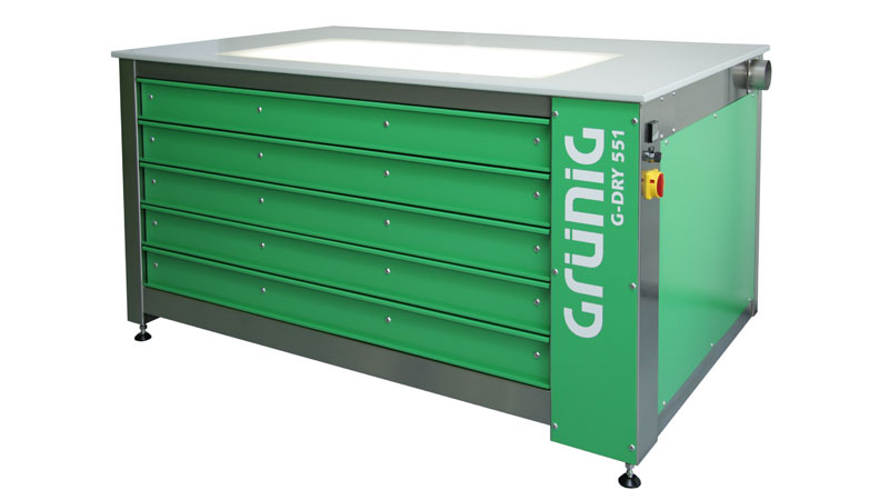 Torkskåp, G-dry 551, Grünig, schablon